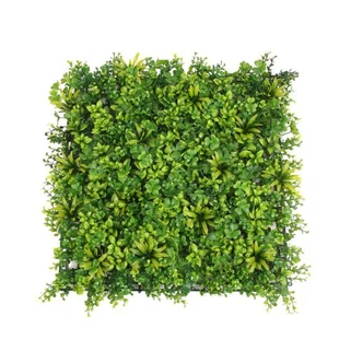 인공적인 회양목 산 울타리 패널 플라스틱 잎 레이크 Ukboxwood 매트 목록