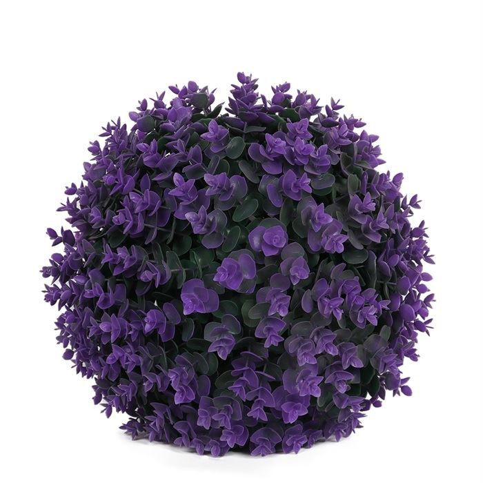 Artificial Hanging Purple Eucalyptus Ball